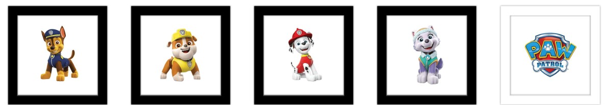 fal dekorációk Paw Patrol